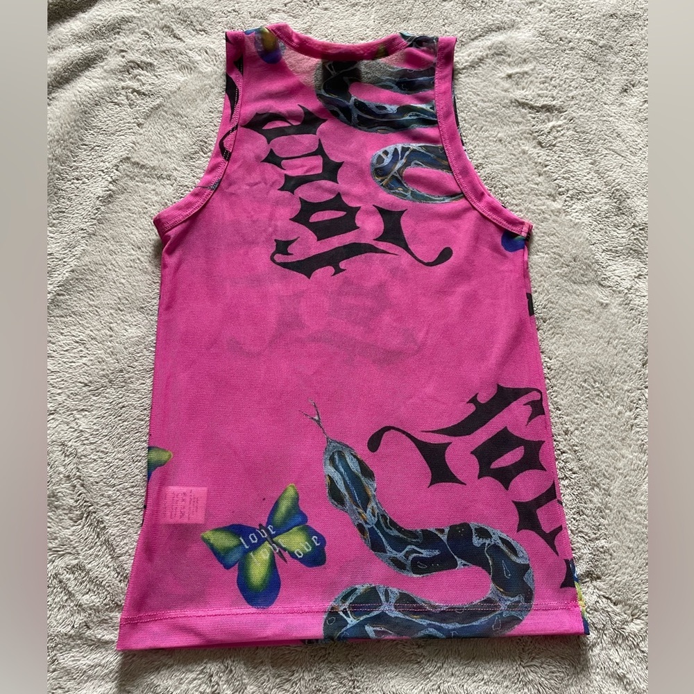 Juliet Johnstone Mesh Tank Top View 3